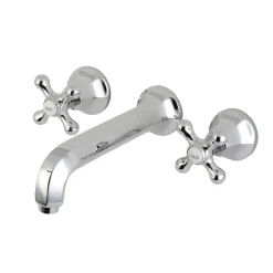 Best Metropolitan Wall Mount Two-Handle Bathroom Faucet Wall Mount