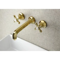 Best Metropolitan Wall Mount Two-Handle Bathroom Faucet Wall Mount
