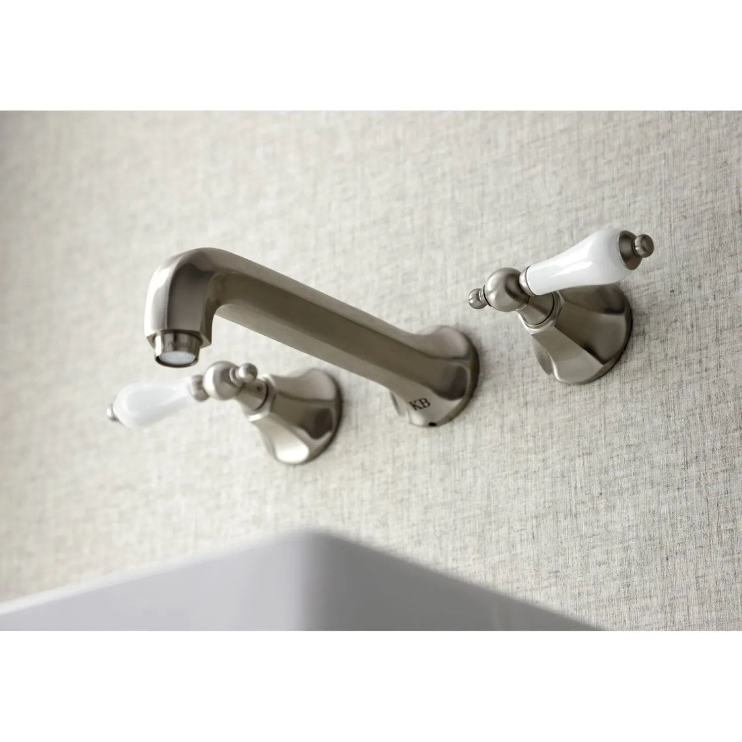 Outlet Metropolitan Two-Handle Wall Mount Bathroom Faucet Wall Mount