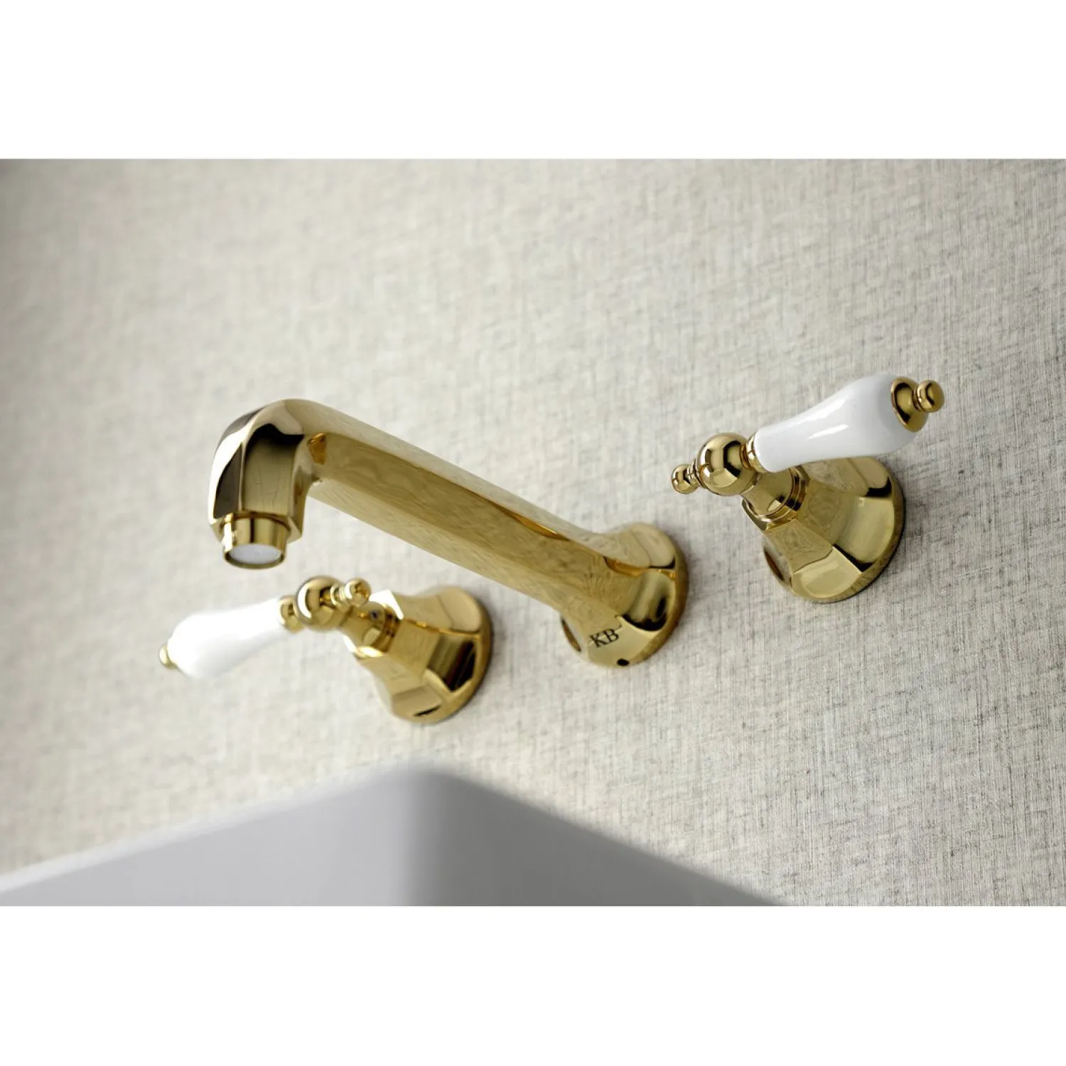 Outlet Metropolitan Two-Handle Wall Mount Bathroom Faucet Wall Mount