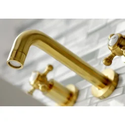 Sale Metropolitan 2-Handle 8-Inch Wall Mount Bathroom Faucet Wall Mount