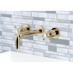 Sale Metropolitan 2-Handle 8-Inch Wall Mount Bathroom Faucet Wall Mount