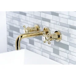 Sale Metropolitan 2-Handle 8-Inch Wall Mount Bathroom Faucet Wall Mount