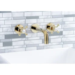 Sale Metropolitan 2-Handle 8-Inch Wall Mount Bathroom Faucet Wall Mount
