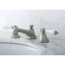 Online Metropolitan 8-Inch Widespread Deck Mount Bathroom Faucet 8