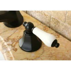 Online Metropolitan 8-Inch Widespread Deck Mount Bathroom Faucet 8