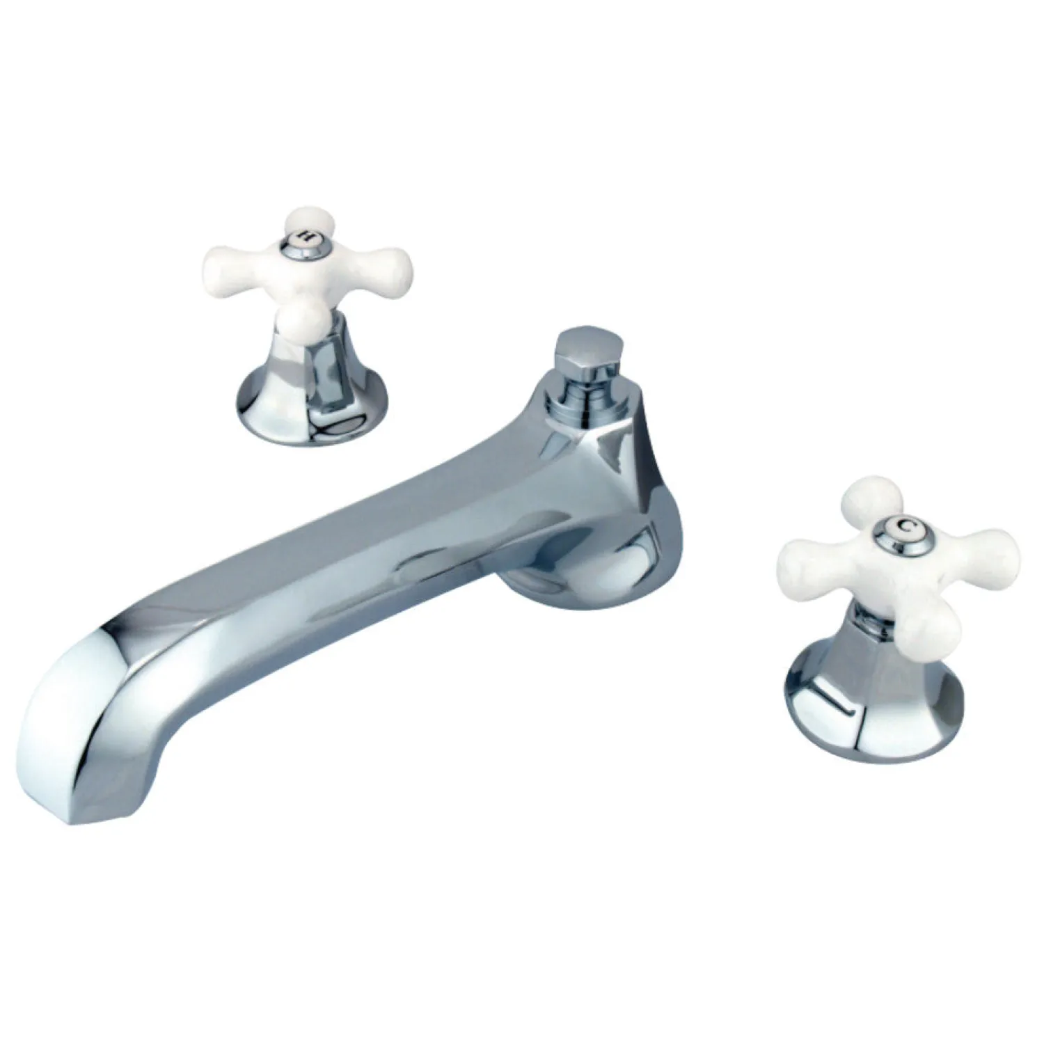 Metropolitan Two Handle Three Hole Roman Tub Filler Tub Faucets