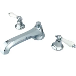 Best Metropolitan Three Hole Two Handle Roman Tub Filler Tub Faucets