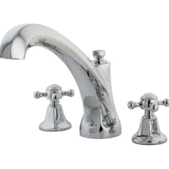 Online Metropolitan Roman Tub Filler with Cross Handles Tub Faucets