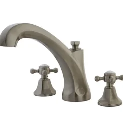 Online Metropolitan Roman Tub Filler with Cross Handles Tub Faucets