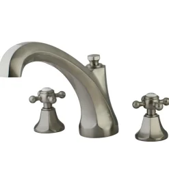 Online Metropolitan Roman Tub Filler with Cross Handles Tub Faucets
