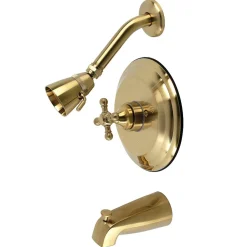 New Metropolitan Tub and Shower Faucet in Brushed Brass Tub & Shower Sets