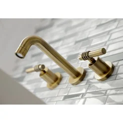Clearance Milano 2-Handle 8-Inch Wall Mount Bathroom Faucet Wall Mount