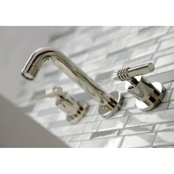 Clearance Milano 2-Handle 8-Inch Wall Mount Bathroom Faucet Wall Mount