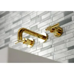 Clearance Milano 2-Handle 8-Inch Wall Mount Bathroom Faucet Wall Mount