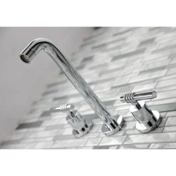 Best Milano 2-Handle Wall Mount Tub Faucet Tub Faucets