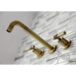 New Milano 2-Handle Wall Mount Roman Tub Faucet Tub Faucets