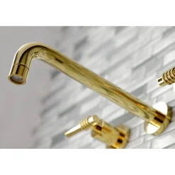 New Milano 2-Handle Wall Mount Roman Tub Faucet Tub Faucets
