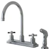 Hot Millennium 8" Centerset Kitchen Faucet Faucets With Side Spray