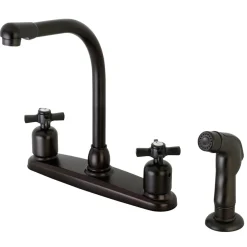 Discount Millennium Centerset Kitchen Faucet Faucets With Side Spray