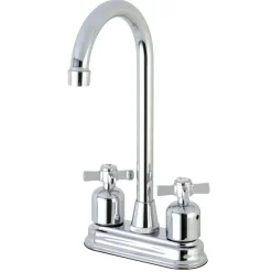 New Millennium 4" Centerset High-Arch Spout Bar Faucet Bar Faucets