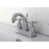 Outlet Millennium 4" Centerset Solid Brass Lavatory Faucet 4" Center Set