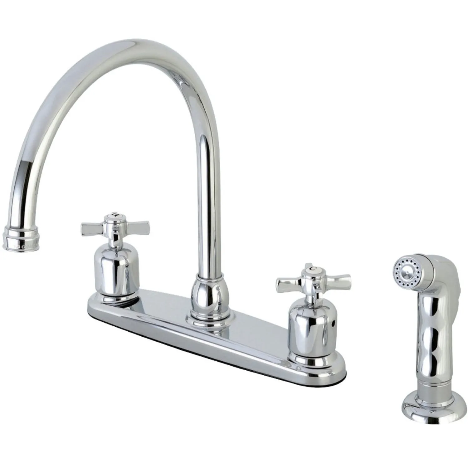 Outlet Millennium Deck Mount Centerset Kitchen Faucet Faucets With Side Spray