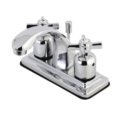 Sale Millennium 4-Inch Centerset Bathroom Faucet with Retail Pop-Up 4" Center Set