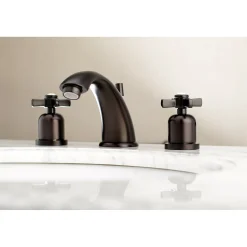 New Millennium 8-Inch Widespread 3-Hole Bathroom Faucet 8" Widespread