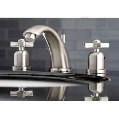 New Millennium 8-Inch Widespread 3-Hole Bathroom Faucet 8