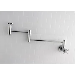 Outlet Millennium Wall Mount Pot Filler Kitchen Faucet Wall Mounted Kitchen Faucets|Single Hole