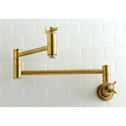 Outlet Millennium Wall Mount Pot Filler Kitchen Faucet Wall Mounted Kitchen Faucets|Single Hole
