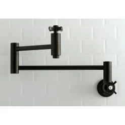 Outlet Millennium Wall Mount Pot Filler Kitchen Faucet Wall Mounted Kitchen Faucets|Single Hole