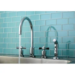 Online Millennium Widespread Kitchen Faucet Widespread Kitchen Faucets|Faucets With Side Spray