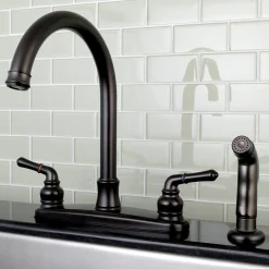Clearance Naples Centerset Kitchen Faucet Faucets With Side Spray