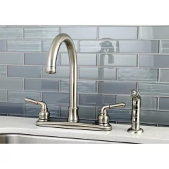 Clearance Naples Centerset Kitchen Faucet Faucets With Side Spray