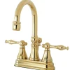 New Naples Deck Mount 4" Centerset Bathroom Faucet 4" Center Set