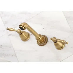 New Naples 2-Handle Wall Mount Roman Tub Faucet Tub Faucets