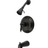 Discount Naples Single Handle Tub and Shower Faucet in Oil Rubbed Bronze Tub & Shower Sets