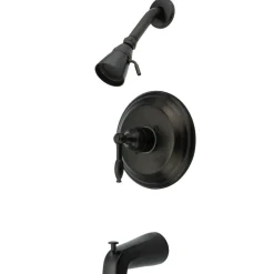 Discount Naples Single Handle Tub and Shower Faucet in Oil Rubbed Bronze Tub & Shower Sets