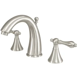 Online Naples Three Hole Two Handle 8" to 16" Widespread Lavatory Faucet with Brass Pop-up 8" Widespread