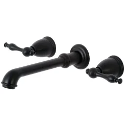 Naples Two-Handle Wall Mount Bathroom Faucet Wall Mount