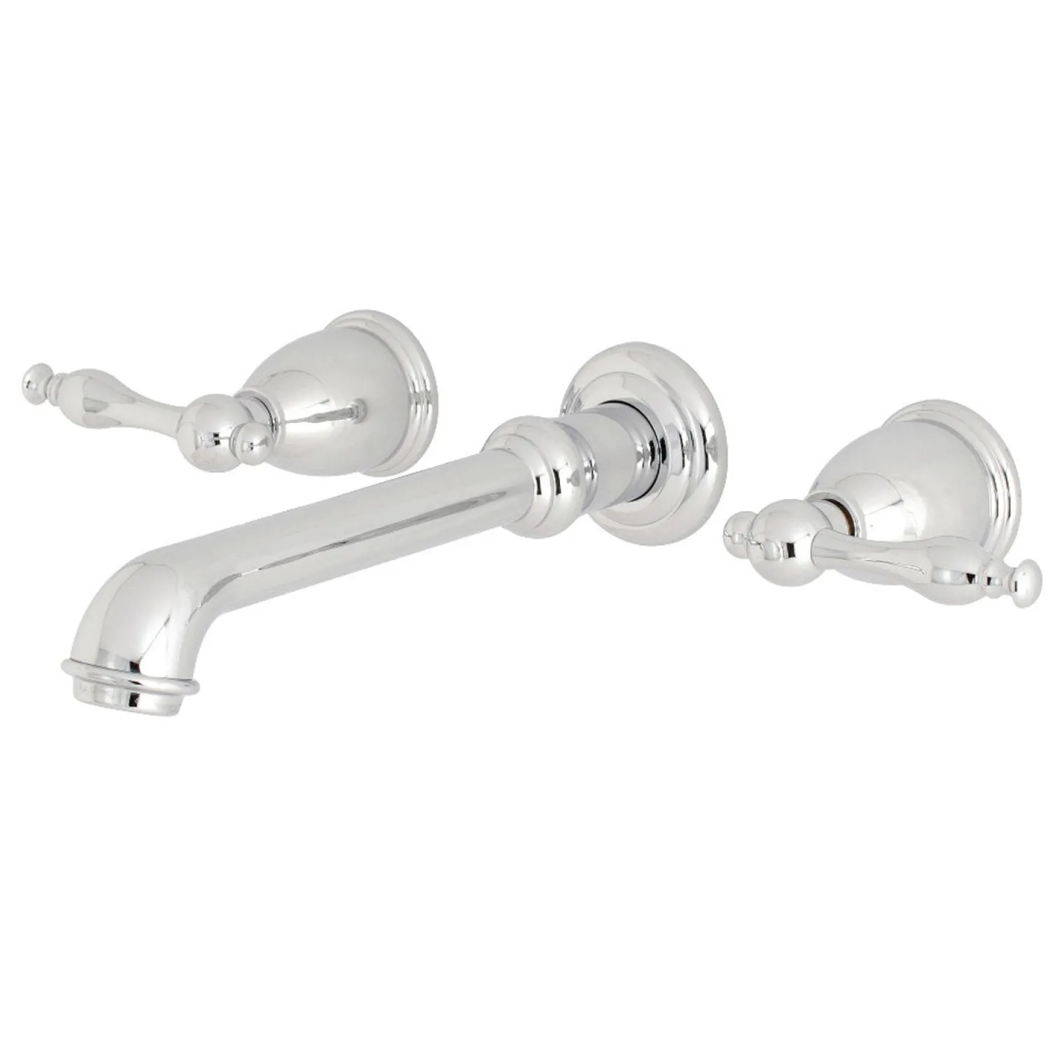 Naples Two-Handle Wall Mount Bathroom Faucet Wall Mount