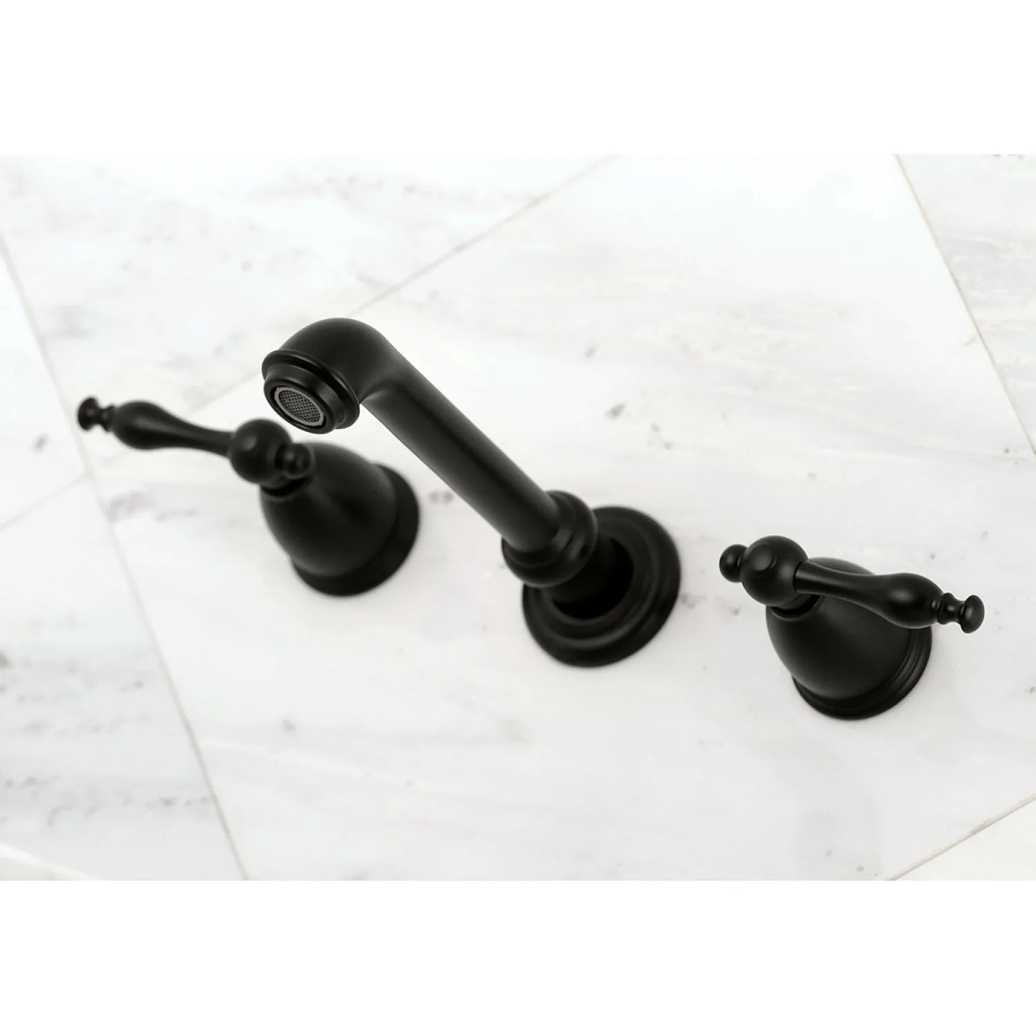 Naples Two-Handle Wall Mount Bathroom Faucet Wall Mount