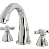 Clearance Naples Two Handle Solid Brass Roman Tub Filler Tub Faucets