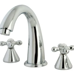 Clearance Naples Two Handle Solid Brass Roman Tub Filler Tub Faucets
