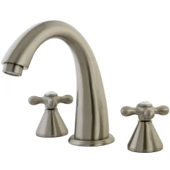 Clearance Naples Two Handle Solid Brass Roman Tub Filler Tub Faucets