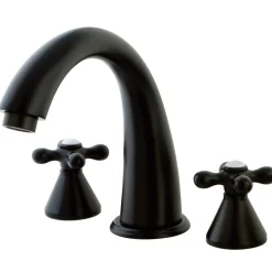 Clearance Naples Two Handle Solid Brass Roman Tub Filler Tub Faucets