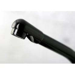 Online NB750SP Water Onyx Two Handle Centerset Kitchen Faucet and Matching Side Sprayer in Black Nickel Faucets With Side Spray