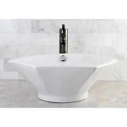 Outlet NS8410DKL Water Onyx Single Handle Vessel Sink Faucet with Anti-Slide Handle Sleeve Less Pop up and Plate in Black Nickel Vessel Faucets
